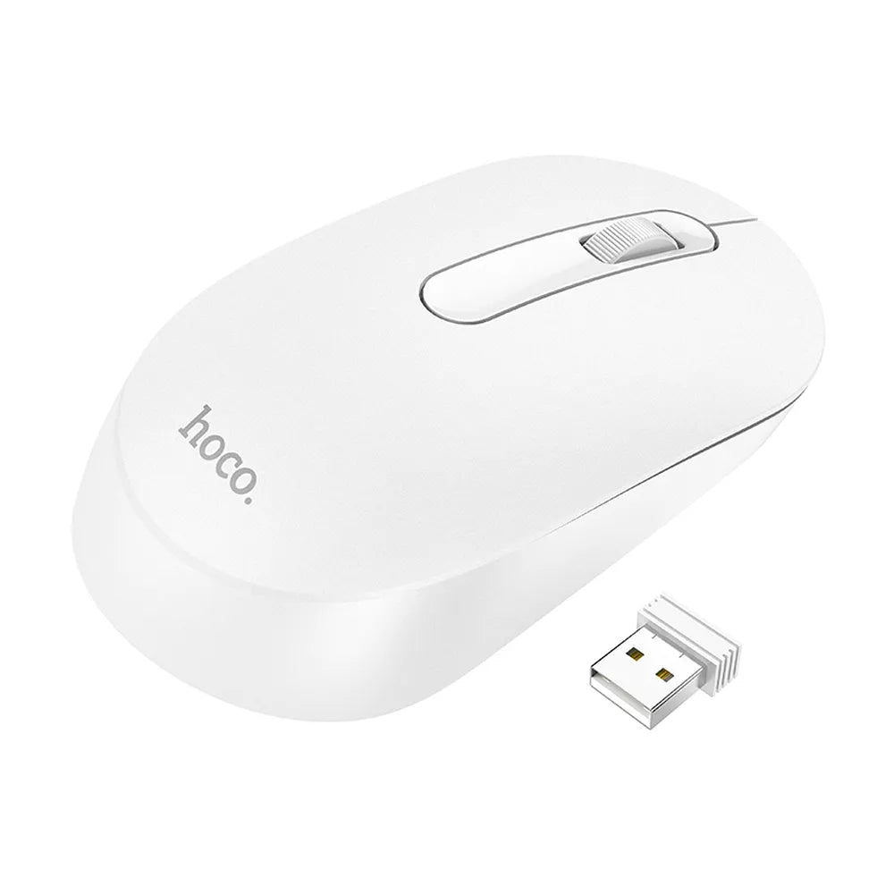 HOCO GM14, Mouse wireless, 2,4G 1200dpi, Alb