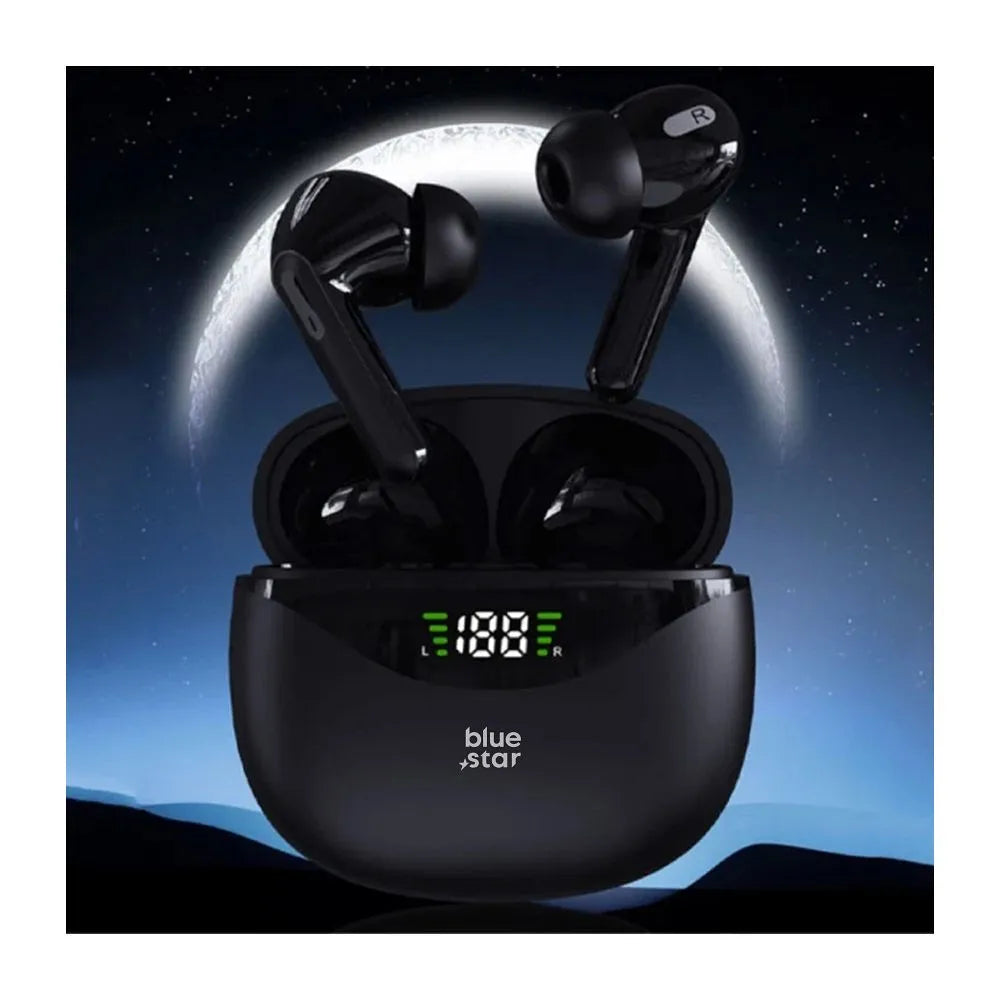 Căști Wireless BLUE STAR Bluetooth TWS T60 Negru - Lilo Trend S.R.L.