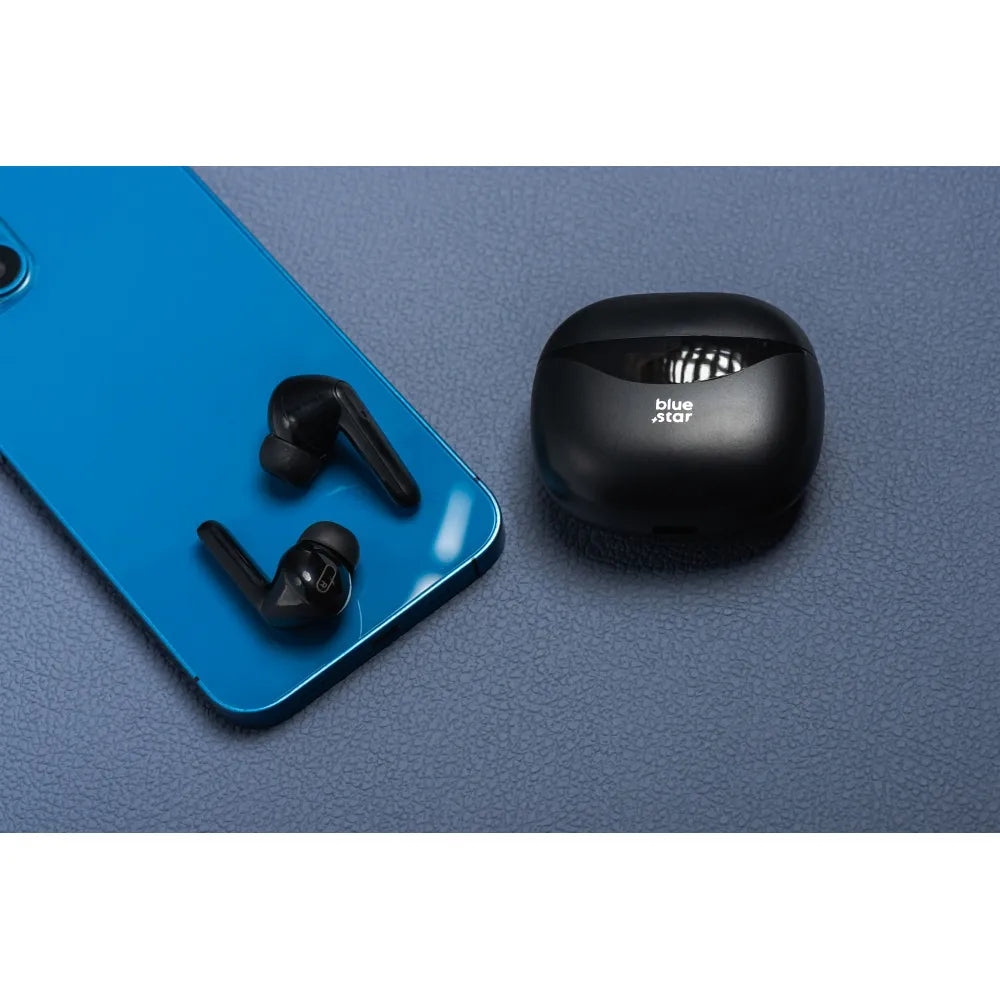Căști Wireless BLUE STAR Bluetooth TWS T60 Negru - Lilo Trend S.R.L.
