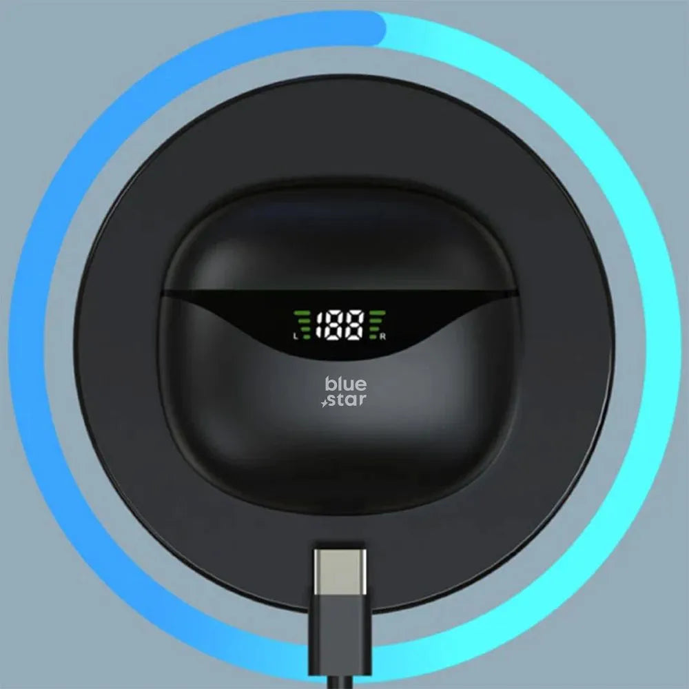 Căști Wireless BLUE STAR Bluetooth TWS T60 Negru - Lilo Trend S.R.L.