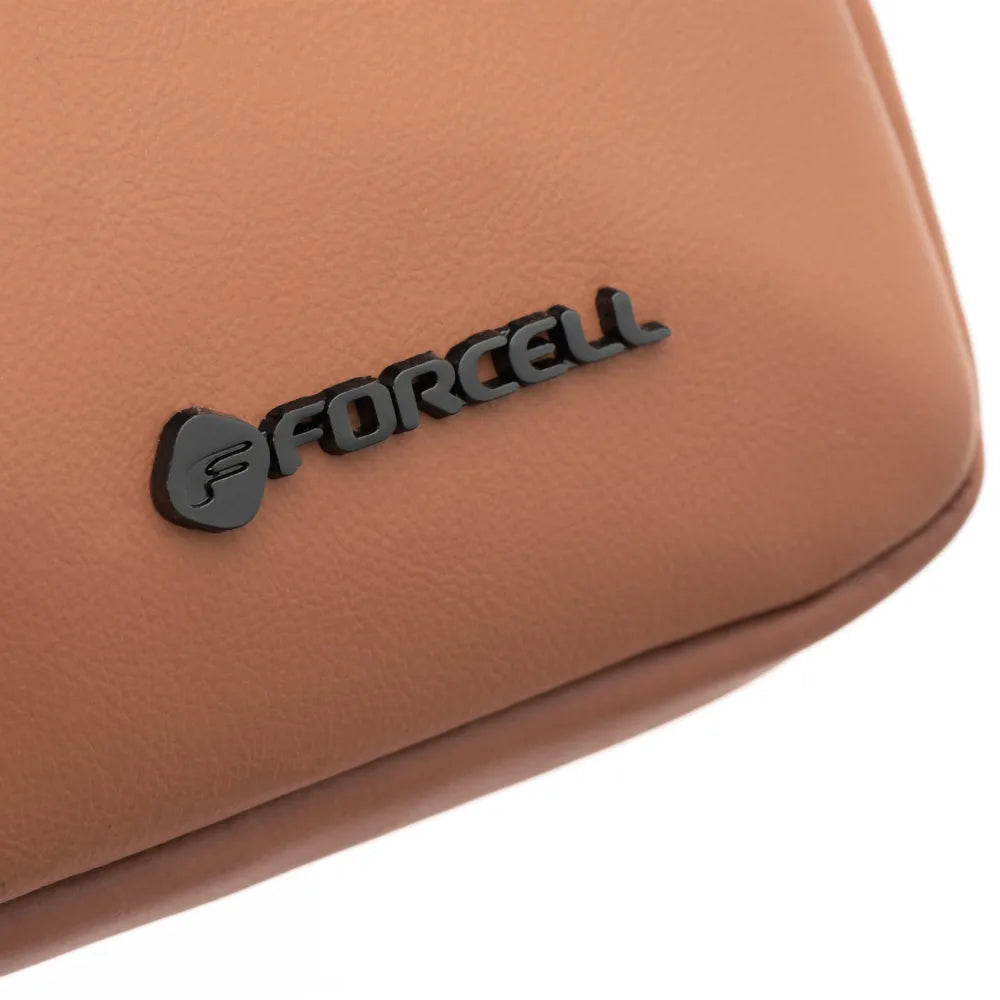 Geantă FORCELL F-PROTECT URBAN STYLE pentru laptop 15,6" Maro - Lilo Trend S.R.L.