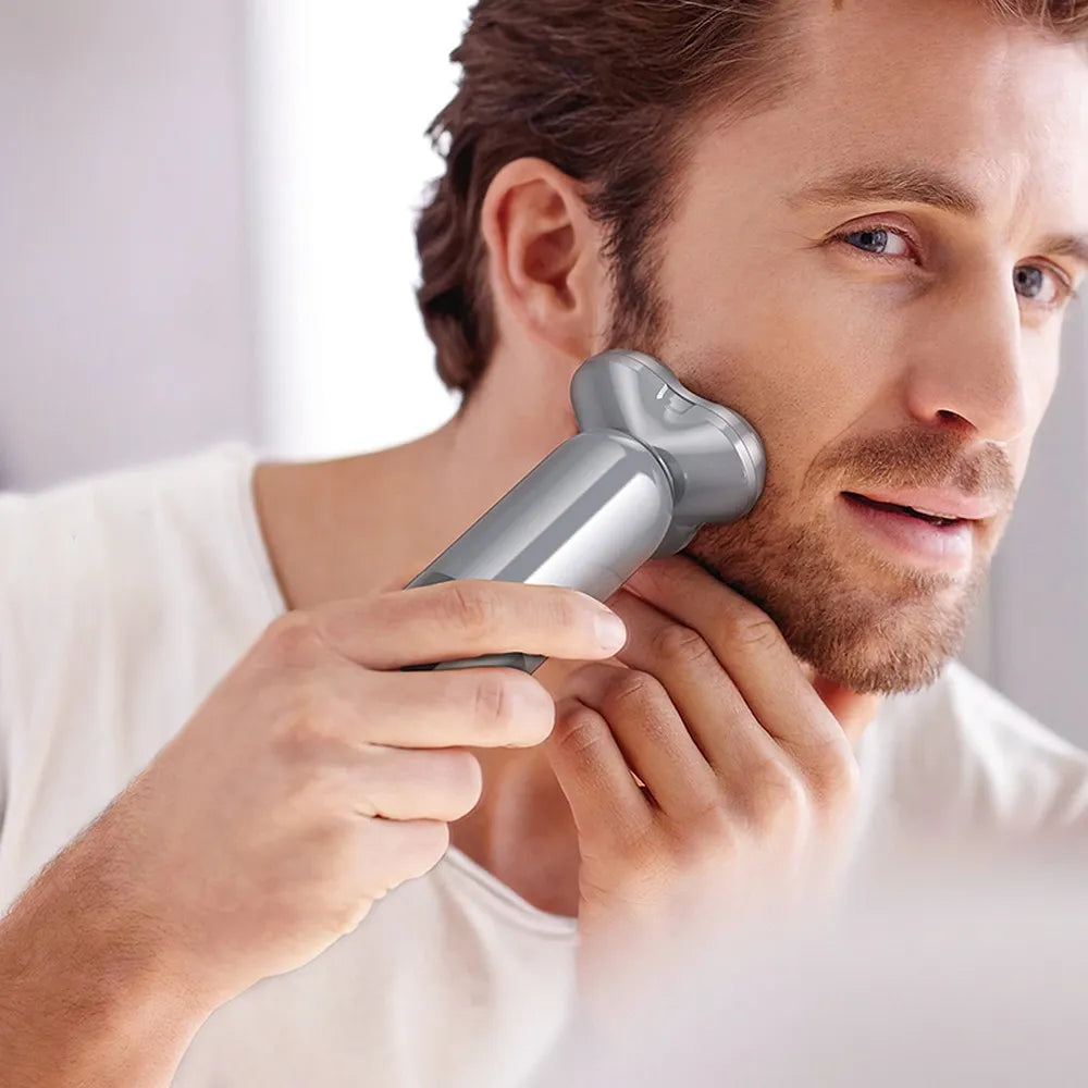 HOCO HP35, Aparat de ras electric cu trei lame, Gri - Lilo Trend S.R.L.