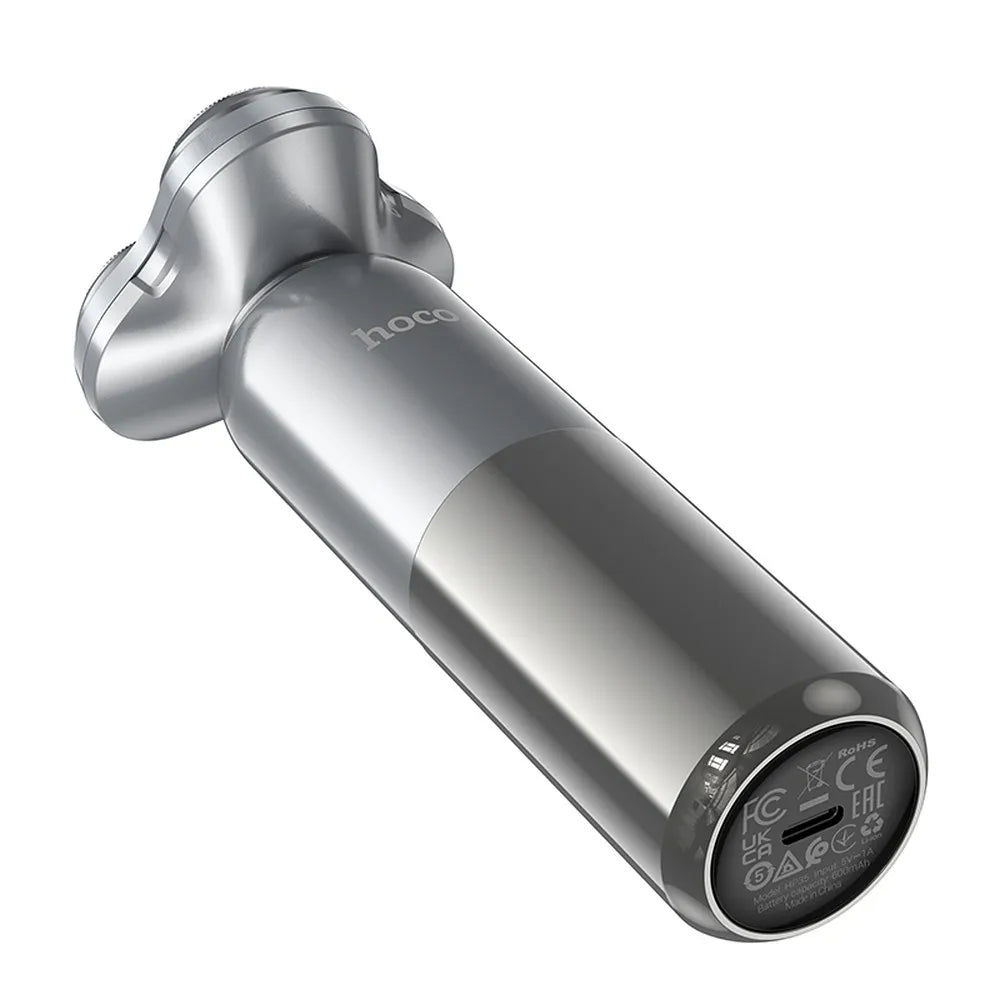 HOCO HP35, Aparat de ras electric cu trei lame, Gri - Lilo Trend S.R.L.