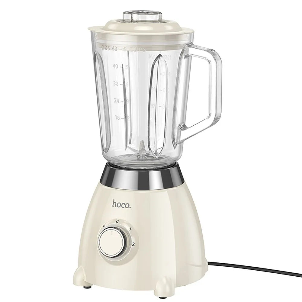 HOCO HE33, Storcător electric retro blender 1,5L, Alb - Lilo Trend S.R.L.