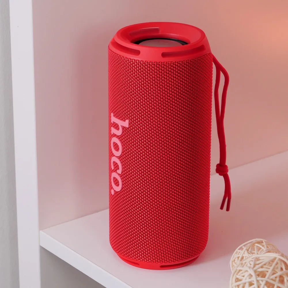HOCO HC27, Boxă wireless, bluetooth 2 x 8W, Roșie - Lilo Trend S.R.L.