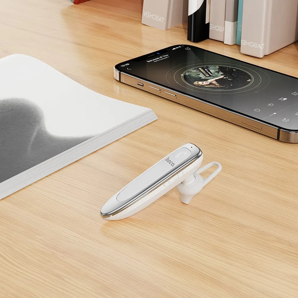 HOCO E60, Căști bluetooth fără fir, Alb - Lilo Trend S.R.L.