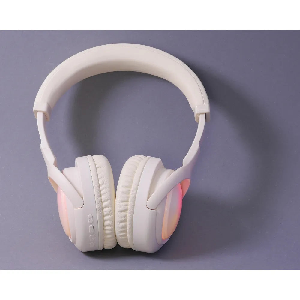 HOCO W48, Căști wireless, bluetooth, Alb Lăptos - Lilo Trend S.R.L.