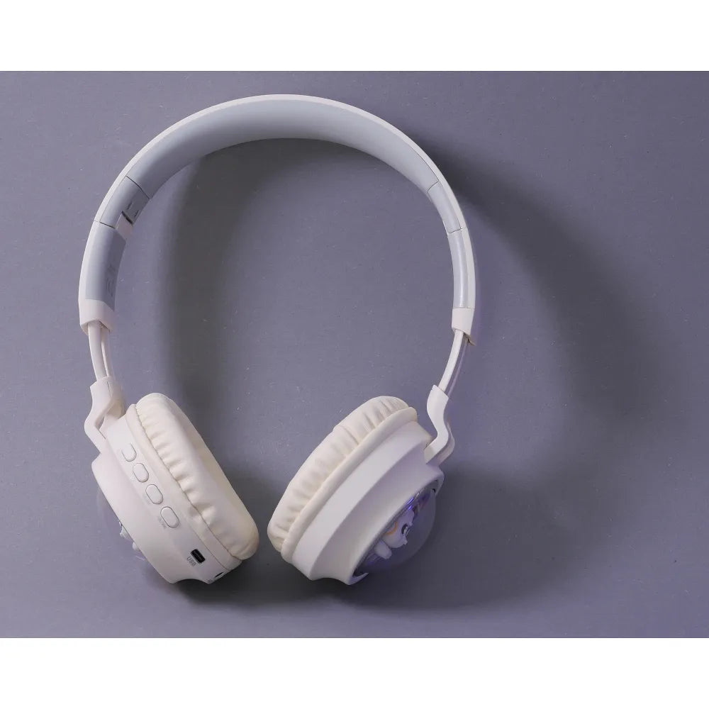 HOCO W50, Căști wireless, bluetooth  Alb Lăptos (pentru Copii) - Lilo Trend S.R.L.