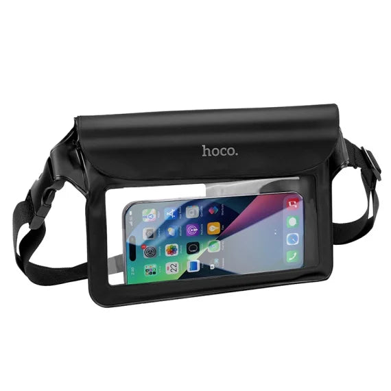 Hoco HX51 - Husa telefon, Subacvatica, WaterProof IPX8, Universal, Negru - Lilo Trend S.R.L.