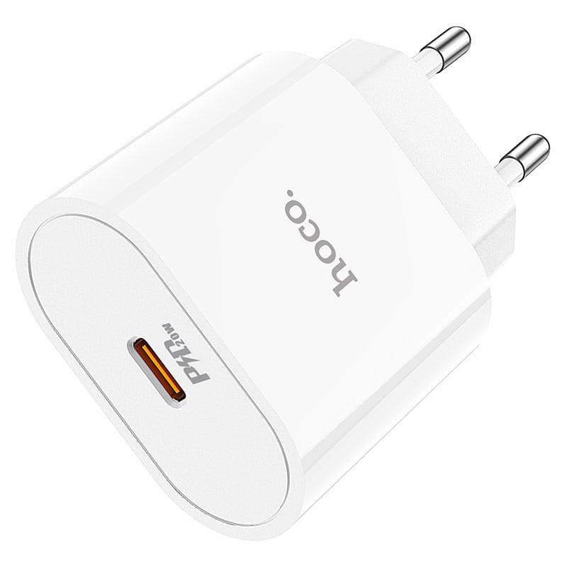 Hoco C94A - Incarcator Retea + Cablu USB-C, 1m, 1xUSB-C, PPS/QC3.0/FCP/AFC | ALB - Lilo Trend S.R.L.