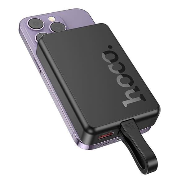 HOCO Q24, Baterie Externă Wireless – 10.000mAh, MagSafe, Fast Charge 22.5W + PD20W - Lilo Trend S.R.L.
