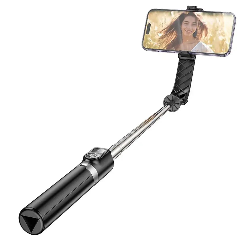 HOCO K20, Selfie Stick, Telecomanda Bletooth, Negru - Lilo Trend S.R.L.