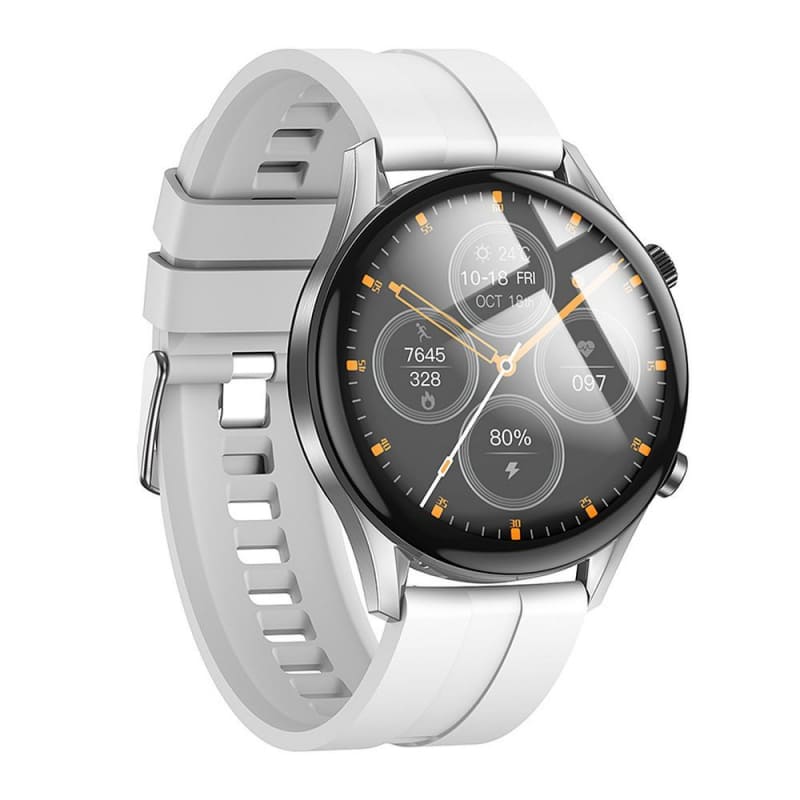 HOCO Y7 PRO, Smartwatch cu funcție de apel, Argintiu - Lilo Trend S.R.L.