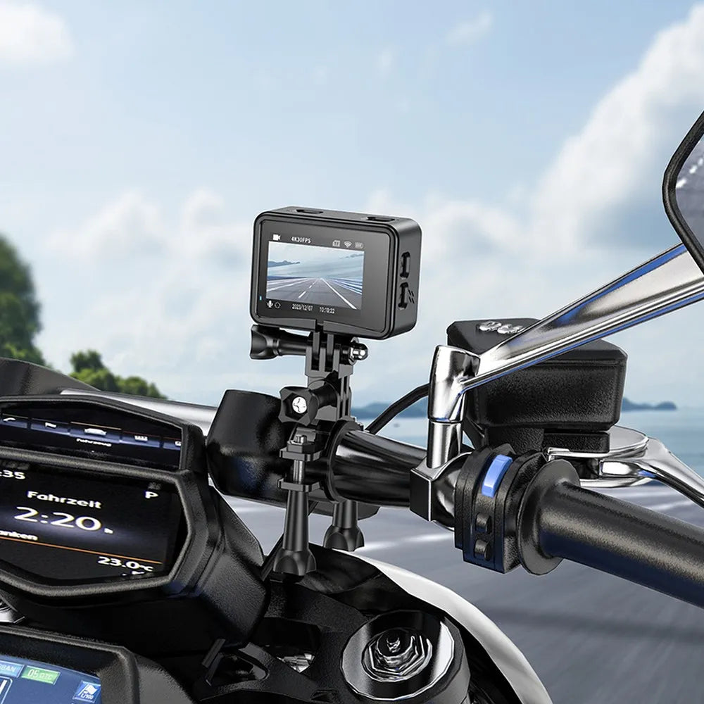 HOCO DV101, Cameră sport cu ecran dual 1,3" + 2" 4K/30fps, Negru - Lilo Trend S.R.L.