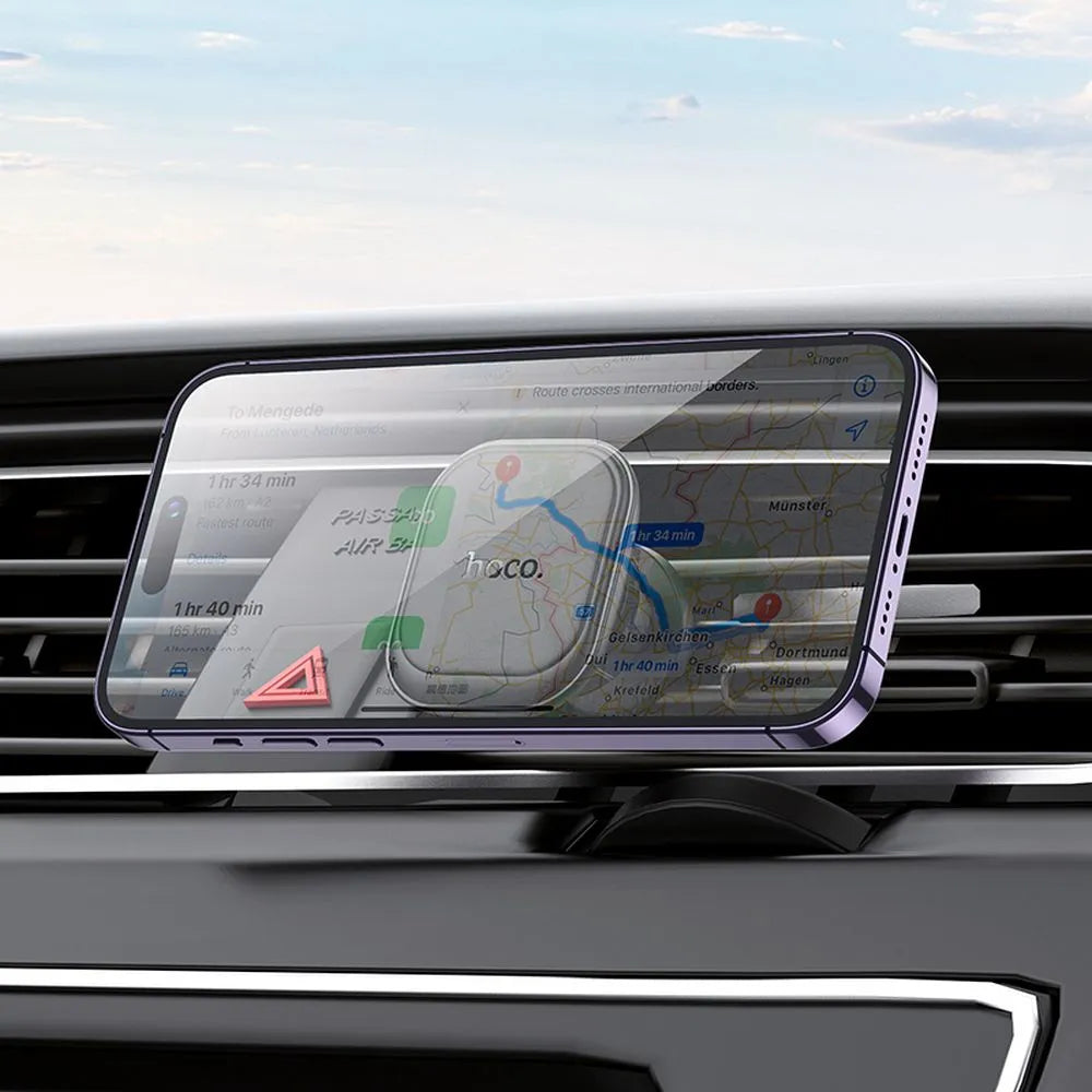 Hoco H29 - Suport Auto, Magnetic, montaj Ventilatie, MultiAngle, Compact, Negru - Lilo Trend S.R.L.