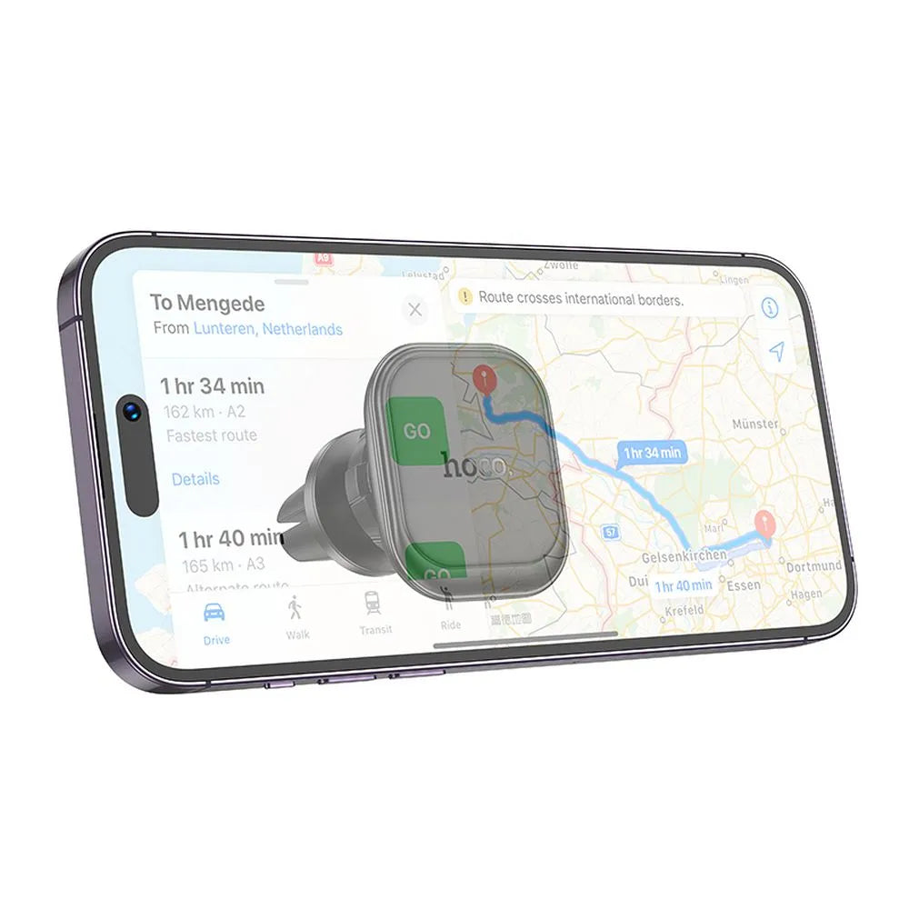 Hoco H29 - Suport Auto, Magnetic, montaj Ventilatie, MultiAngle, Compact, Negru - Lilo Trend S.R.L.