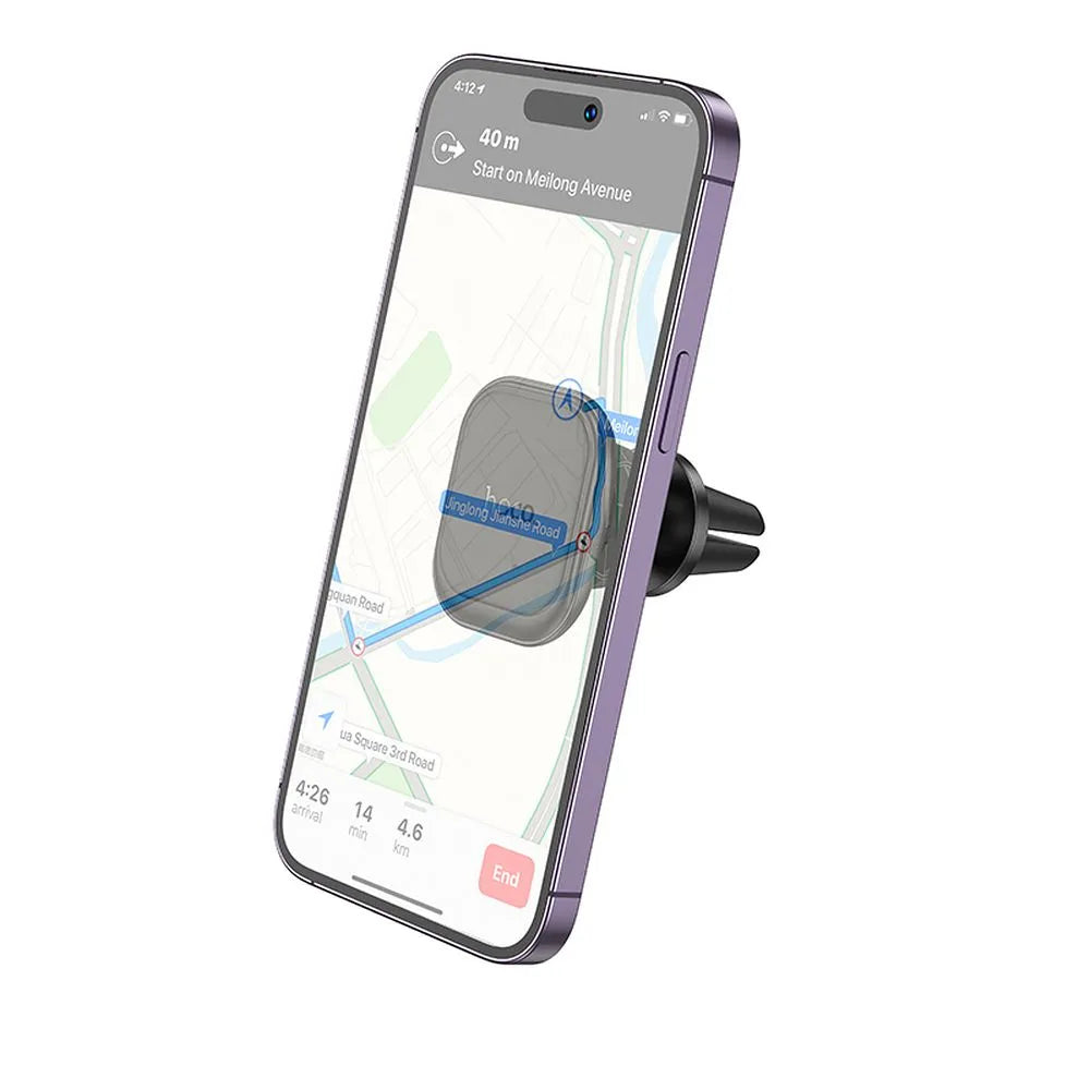 Hoco H29 - Suport Auto, Magnetic, montaj Ventilatie, MultiAngle, Compact, Negru - Lilo Trend S.R.L.