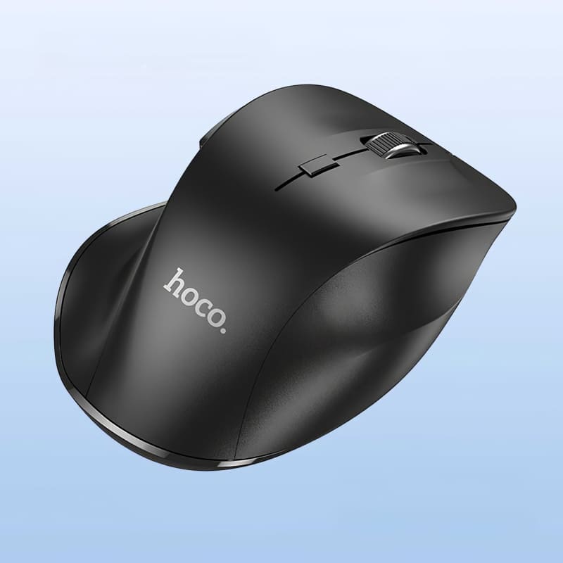 HOCO GM24, wireless computer mouse, 2,4G 1600 dpi, Black - Lilo Trend S.R.L.