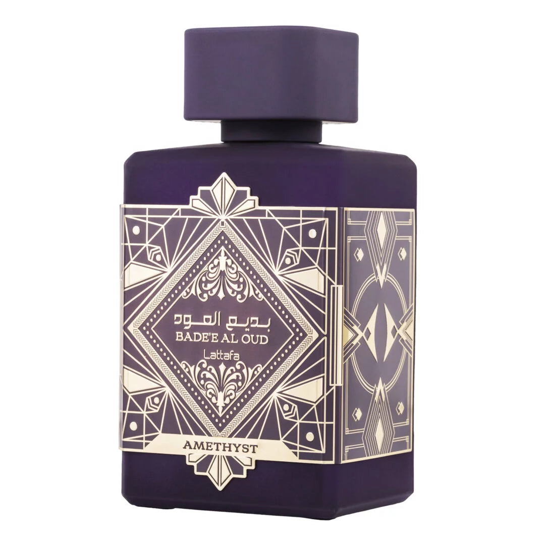 Apa de Parfum Bade'e Al Oud Amethyst, Lattafa, Unisex - 100ml - Lilo Trend S.R.L.