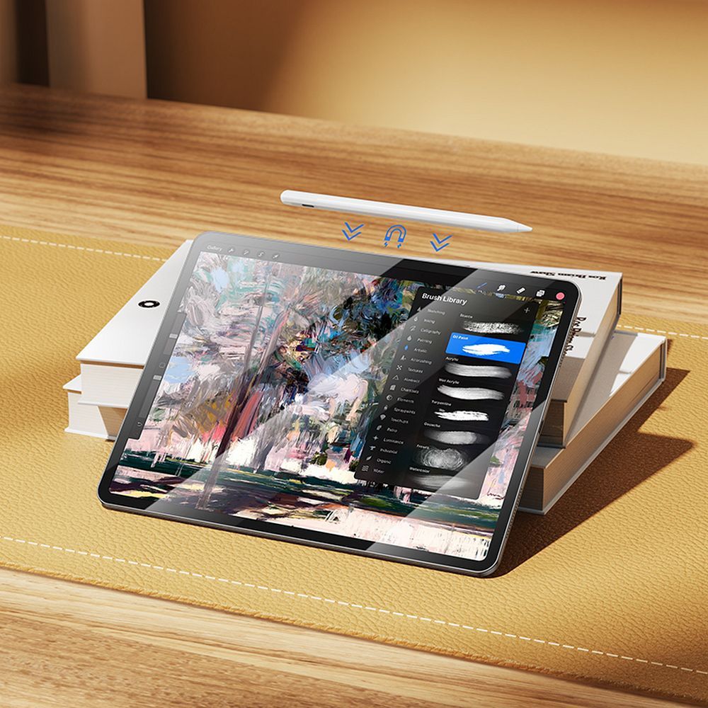 HOCO GM113, Stylus Pen pentru Apple iPad, 130 mAh, Alb